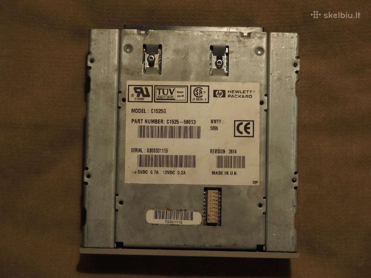 Hp Surestore Tape 2000 kompiuterinis Dat grotuvas. - nuotraukos Nr. 2