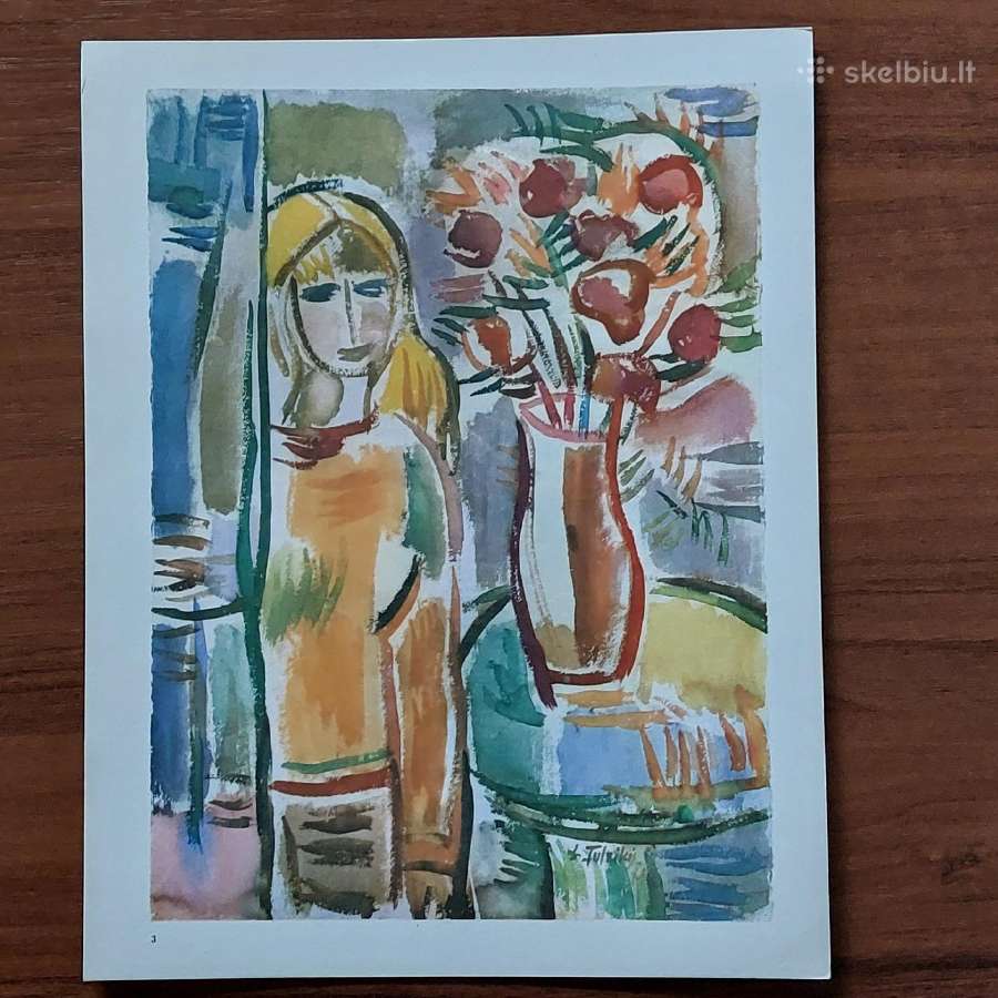 Lietuviška akvarelė - reprodukcijos 1972 m. - nuotraukos Nr. 9