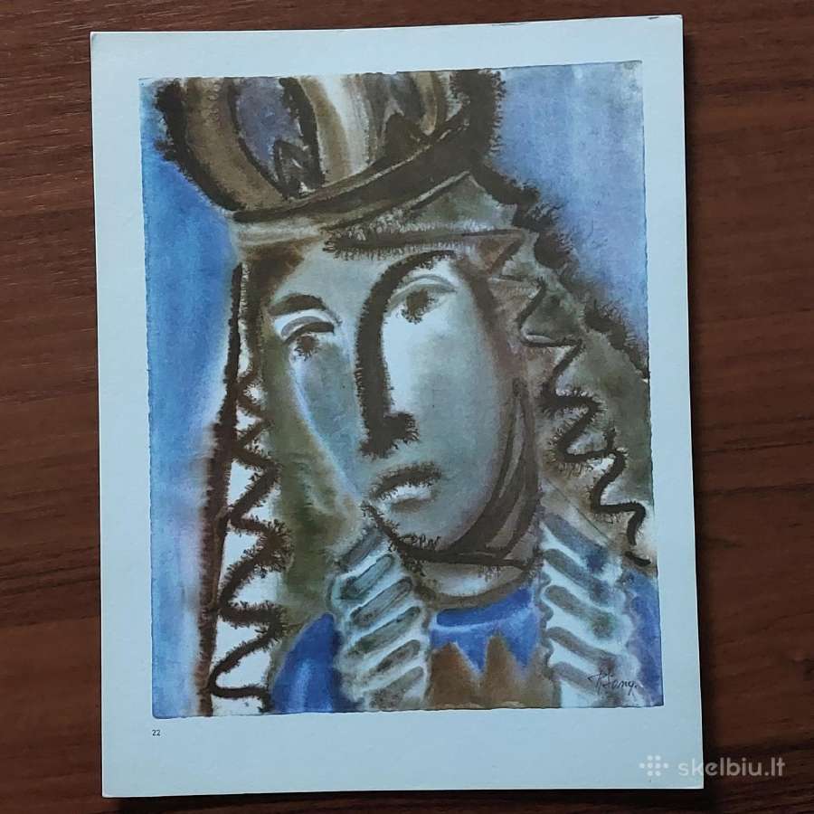 Lietuviška akvarelė - reprodukcijos 1972 m. - nuotraukos Nr. 11