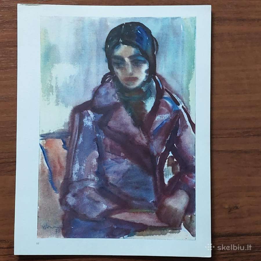 Lietuviška akvarelė - reprodukcijos 1972 m. - nuotraukos Nr. 12