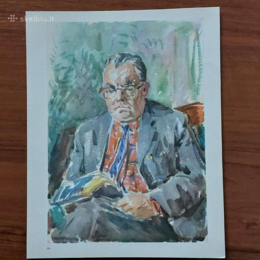 Lietuviška akvarelė - reprodukcijos 1972 m. - nuotraukos Nr. 14