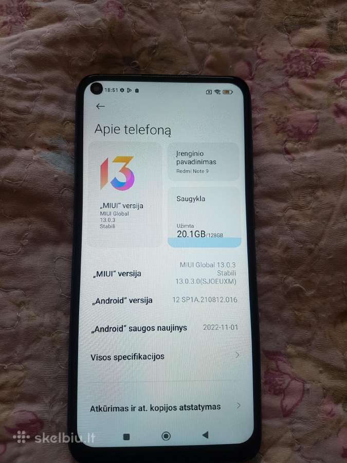 Redmi note 9 128gb - nuotraukos Nr. 4