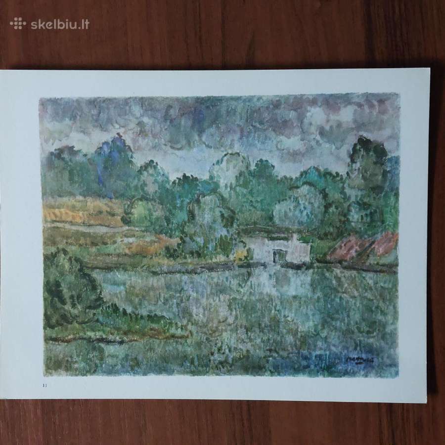 Lietuviška akvarelė - reprodukcijos 1972 m. - nuotraukos Nr. 20