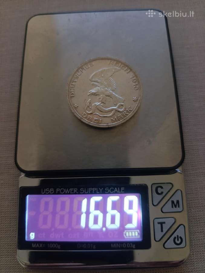 3 markes 1913m - nuotraukos Nr. 3