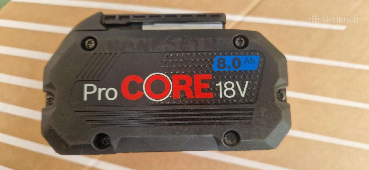 Bosch akumuliatorius 18 V /8.0 Ah