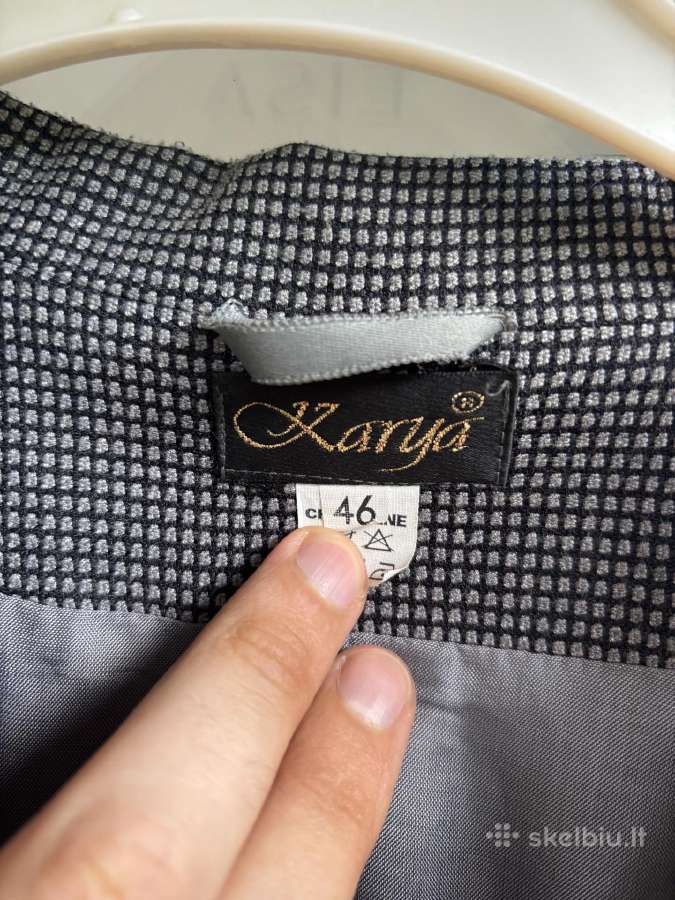 Klasikinis dviejų dalių moteriškas kostiumėlis (šv - nuotraukos Nr. 6