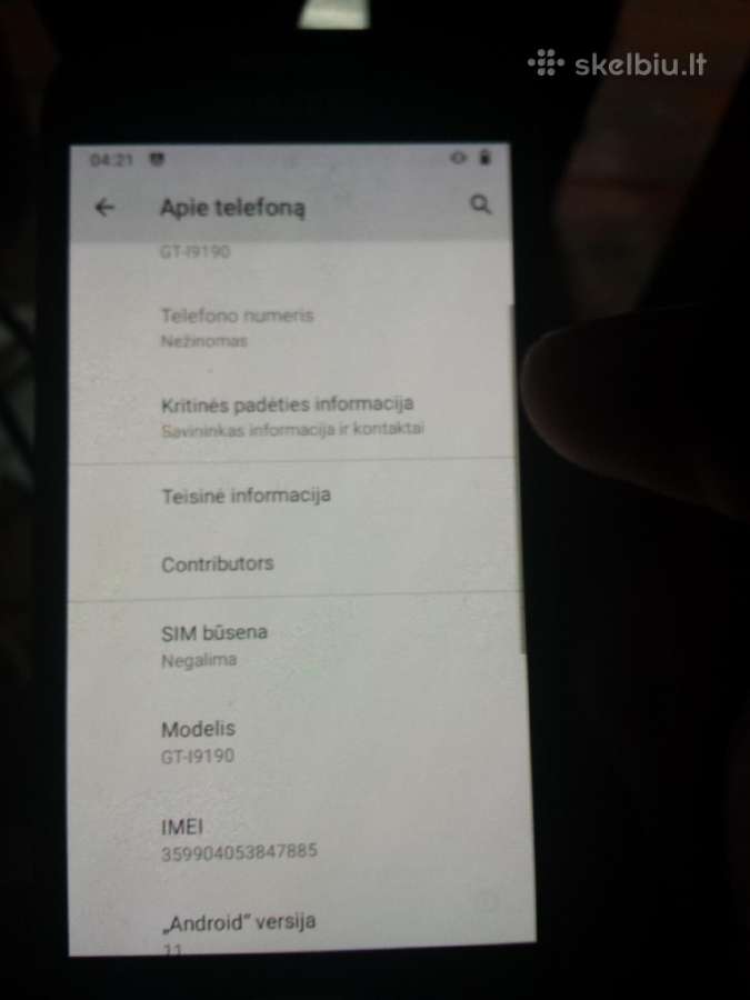 Galaxy s4 mini (android 11)