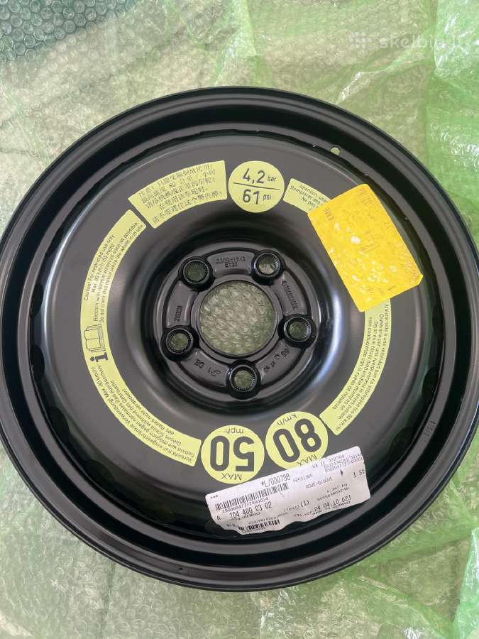 Naujas (originalus) Mercedes-benz atsarginis ratas