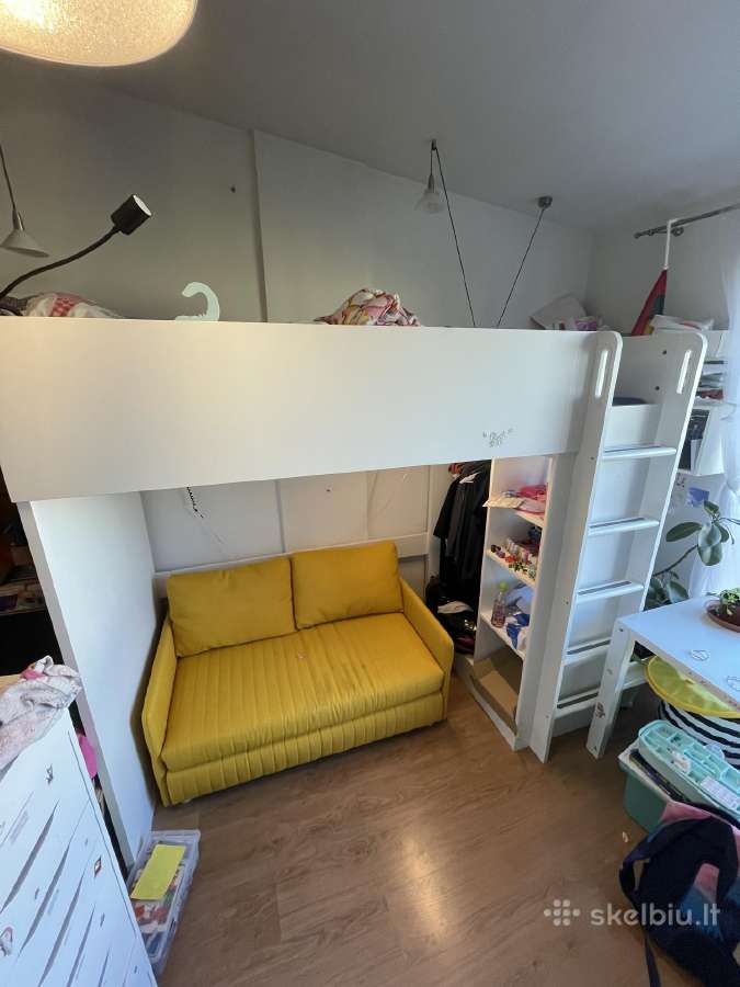 Ikea Smastad Dviaukštė Lovytė Su Spinta