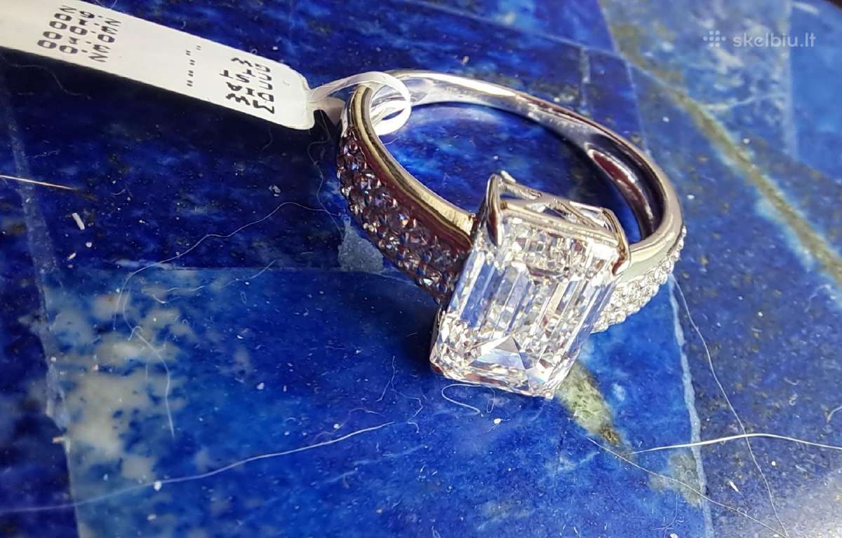 Aukso žiedas su LG deimantais (3,1ct) - nuotraukos Nr. 2
