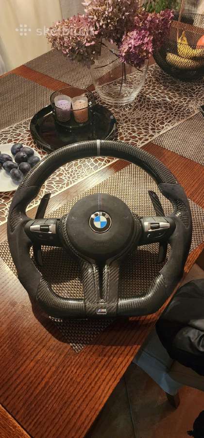 Bmw F-serijos Carbon fiber/alcantara vairas. - nuotraukos Nr. 3