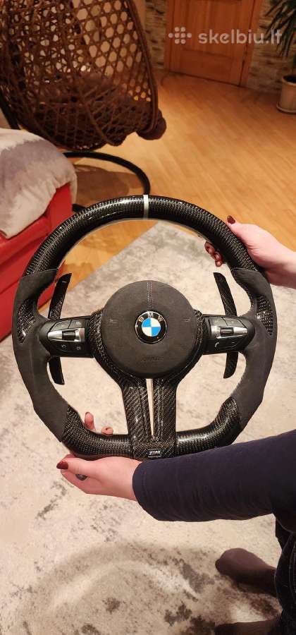 Bmw F-serijos Carbon fiber/alcantara vairas. - nuotraukos Nr. 4