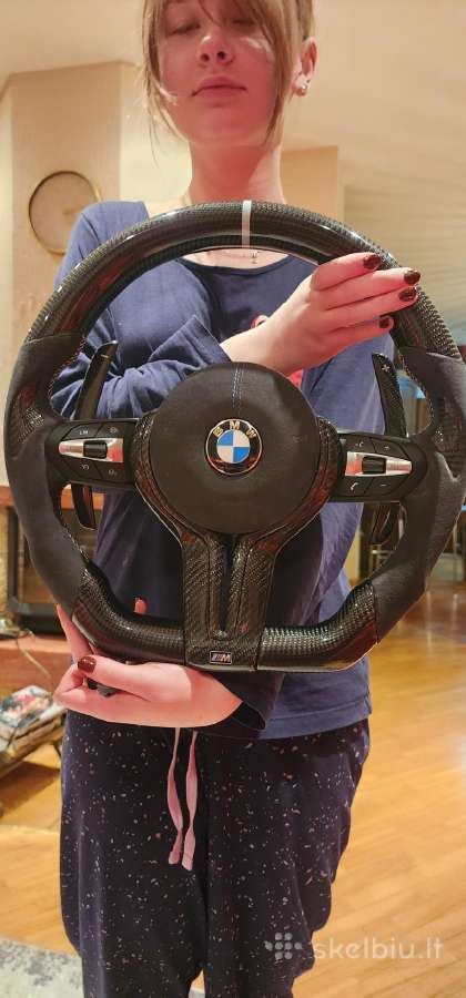 Bmw F-serijos Carbon fiber/alcantara vairas. - nuotraukos Nr. 5