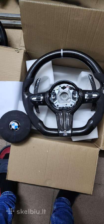 Bmw F-serijos Carbon fiber/alcantara vairas. - nuotraukos Nr. 9
