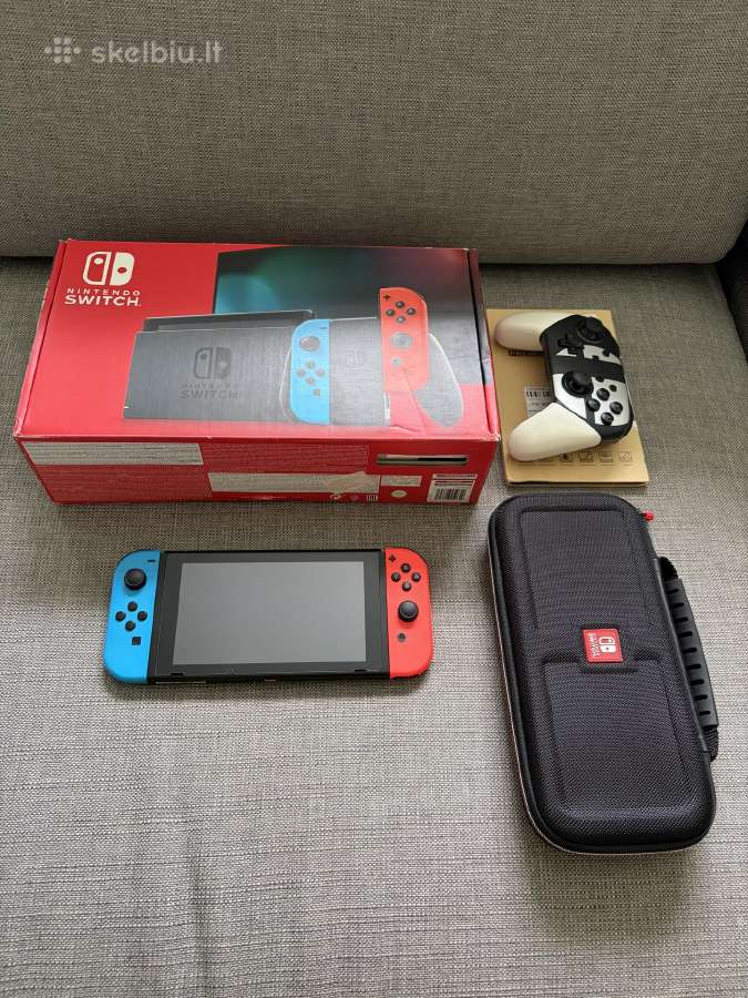 Nintendo Switch v2 Atrištas 256gb