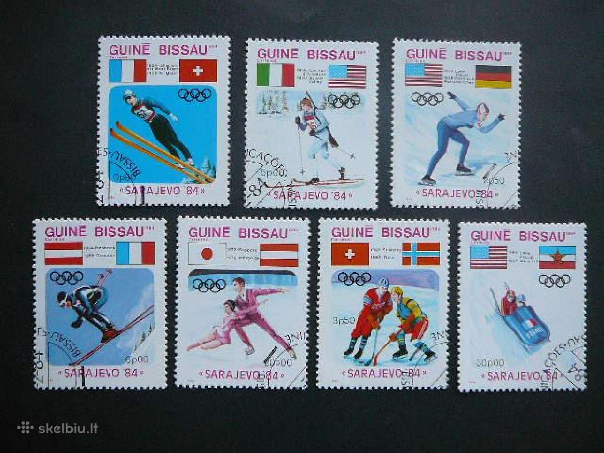 Olimpines Sarajevo G. Bisau 1984 antsp. gb222