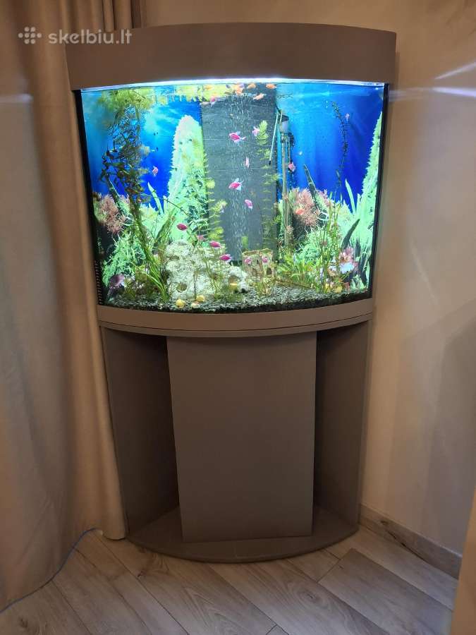 Parduodu akvariumą su spintele! 180l