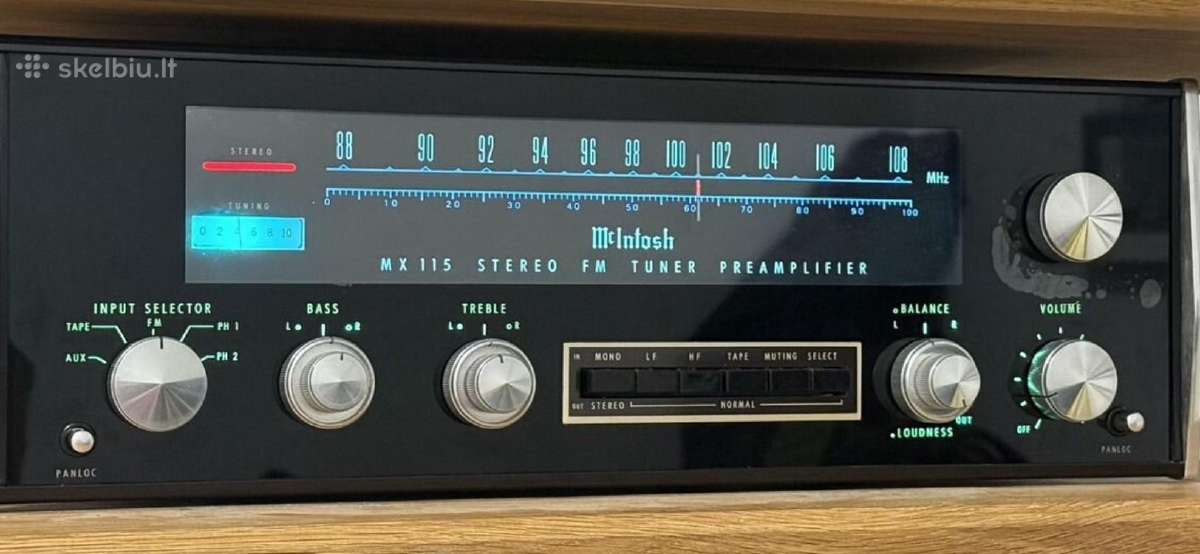 Mcintosh Mx115 stiprintuvas