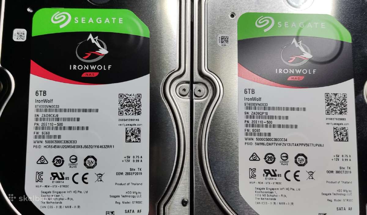 Wd Red, Ironwolf, Synology - Papildyta 2026.06.17