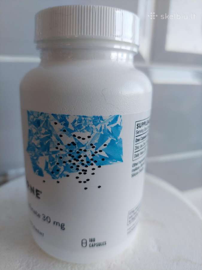 Cinko pikolinatas, Thorne, 30 mg, 180 kapsulių - nuotraukos Nr. 2