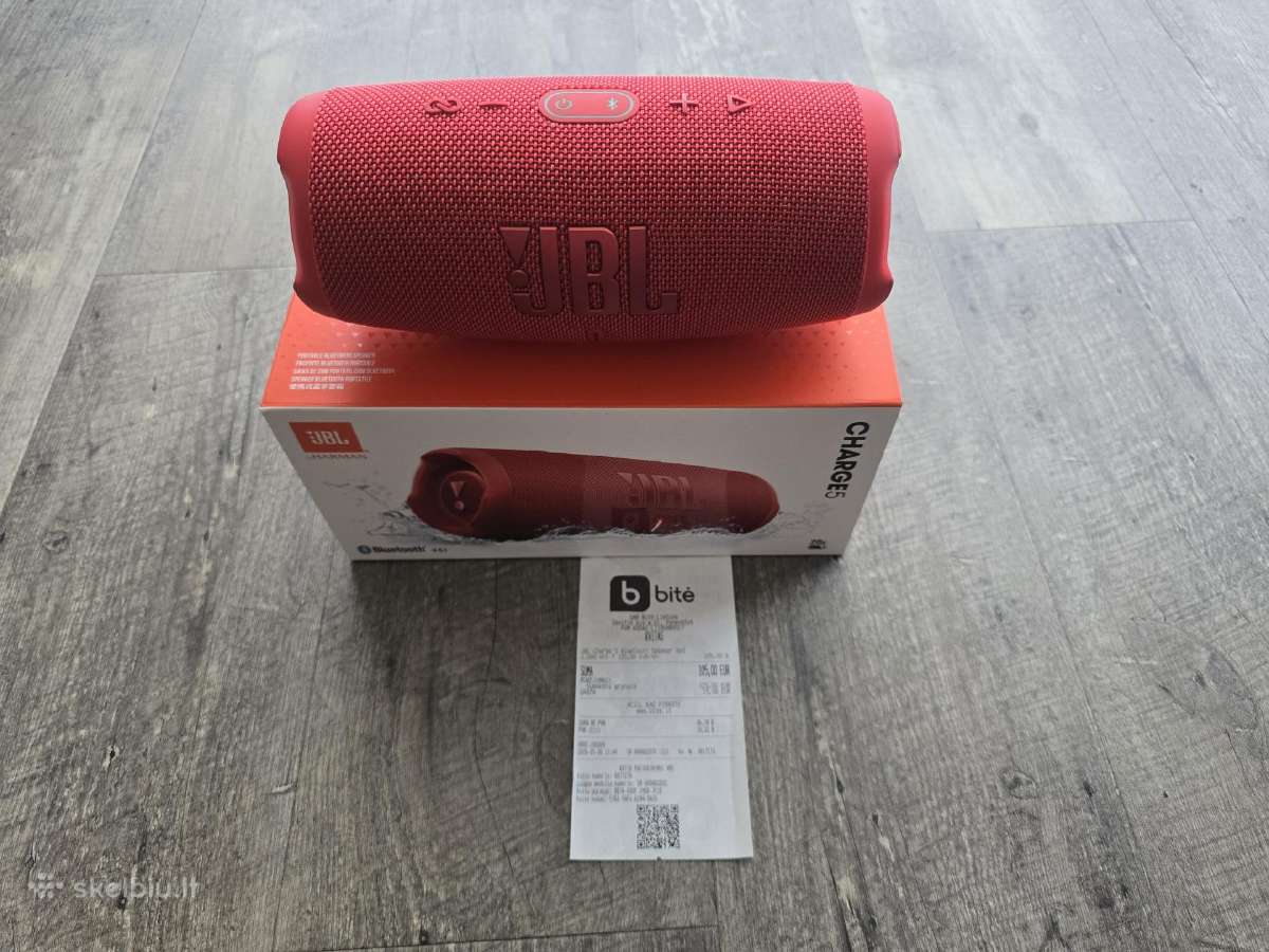 Jbl Charge 5 Red Nauja!