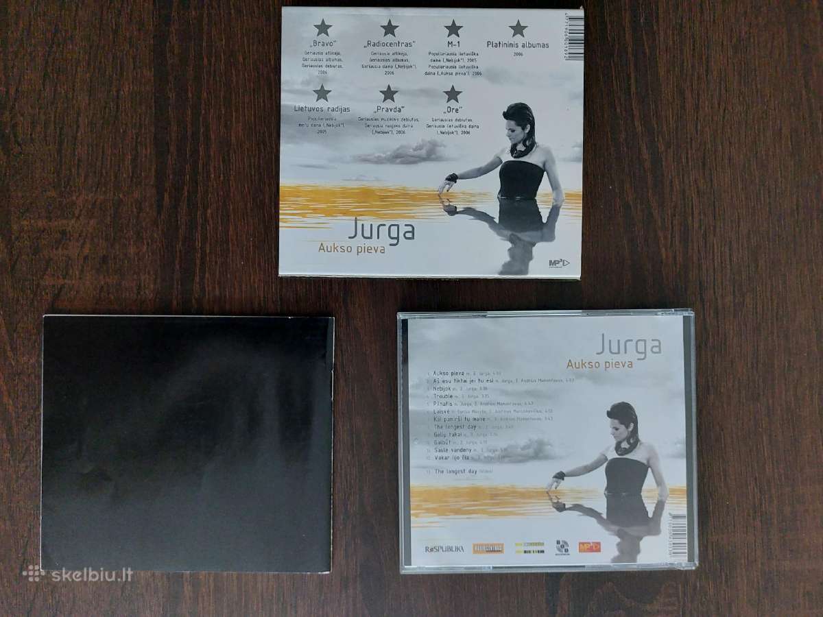 Jurga Aukso pieva CD mp3 - nuotraukos Nr. 2