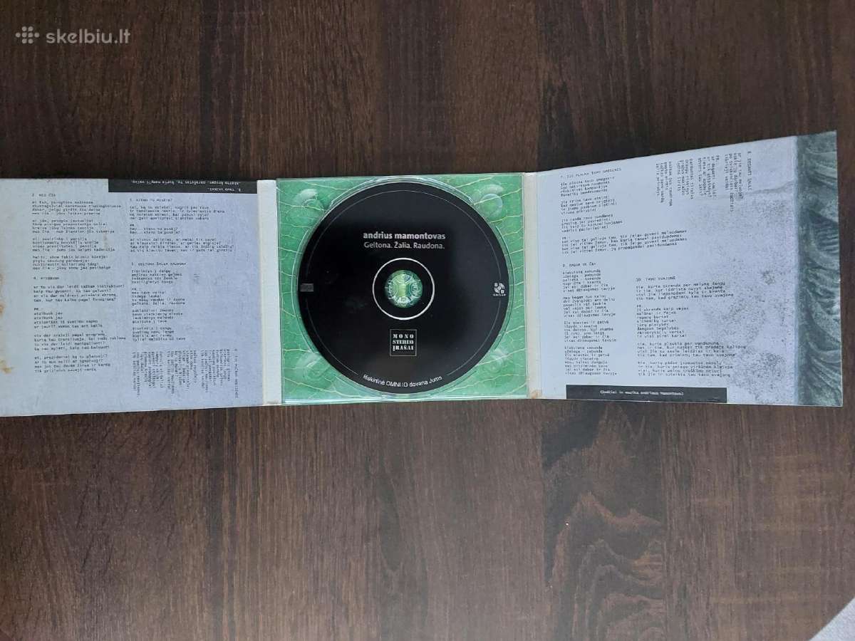 A.mamontovas Geltona,žalia,raudona CD - nuotraukos Nr. 2