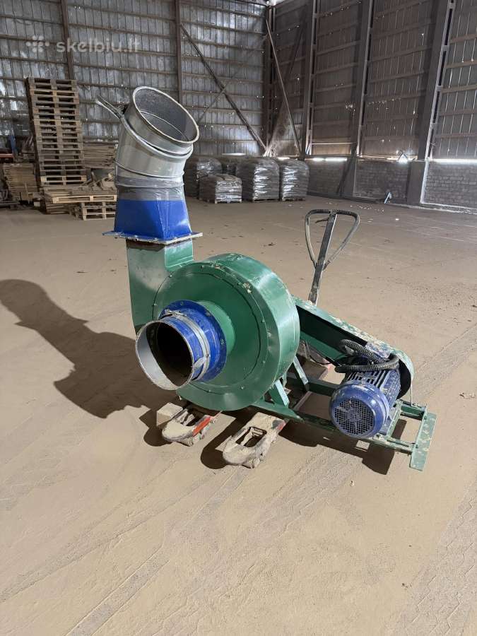 Pjuvenų transportavimo ventiliatorius 11 kw ir kt.