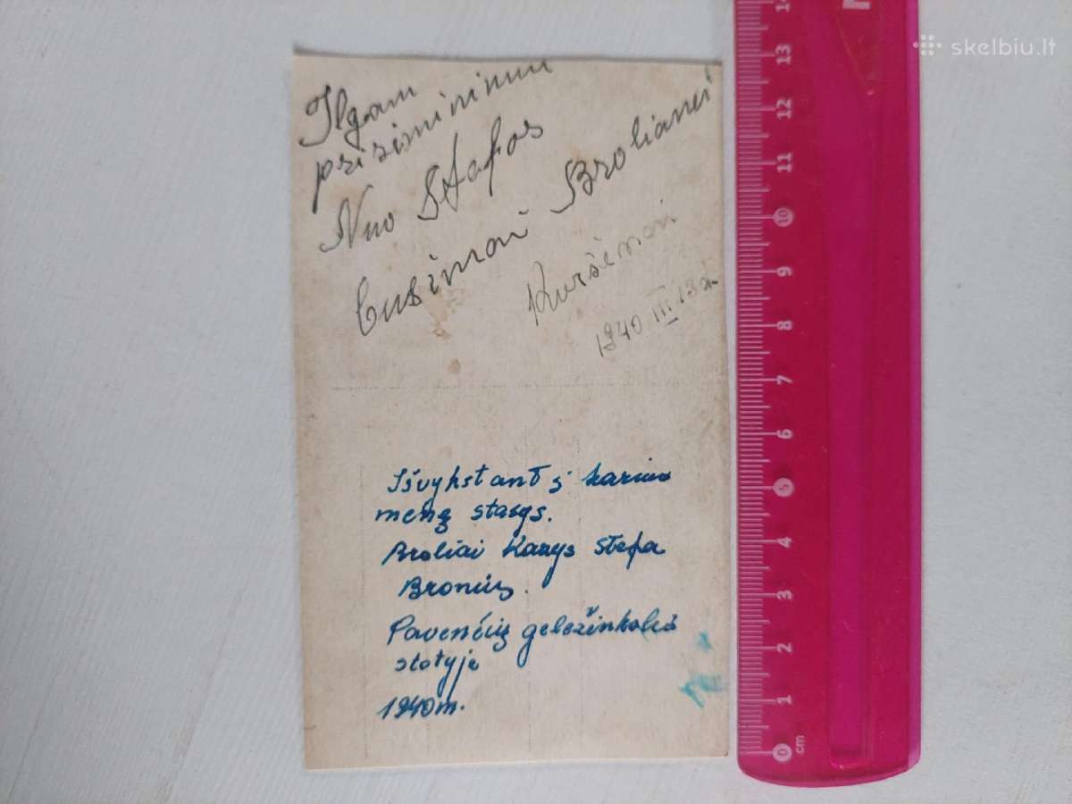 1940 m. Pavenčių geležinkelio stotyje - nuotraukos Nr. 2