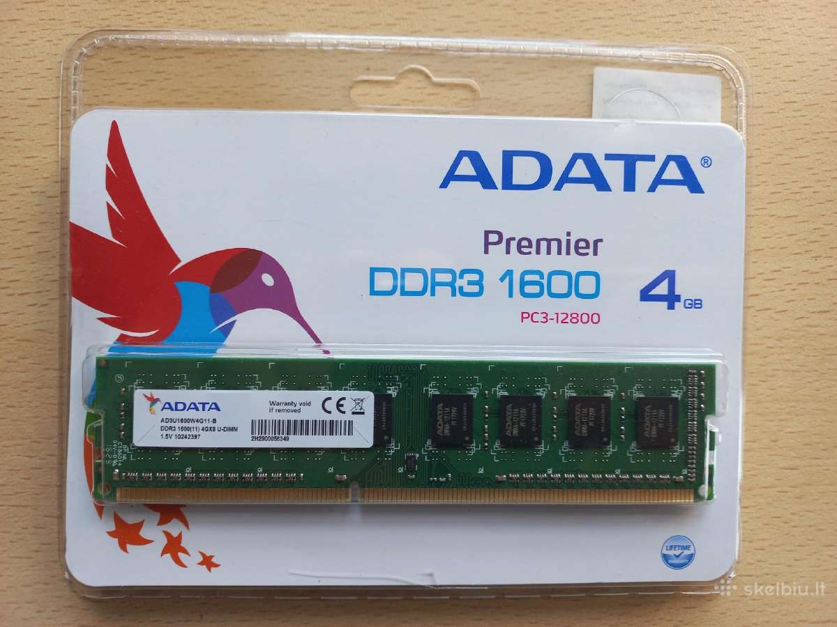 Adata Premier Ddr3 1600 MHz 4 GB (pc312800) RAM