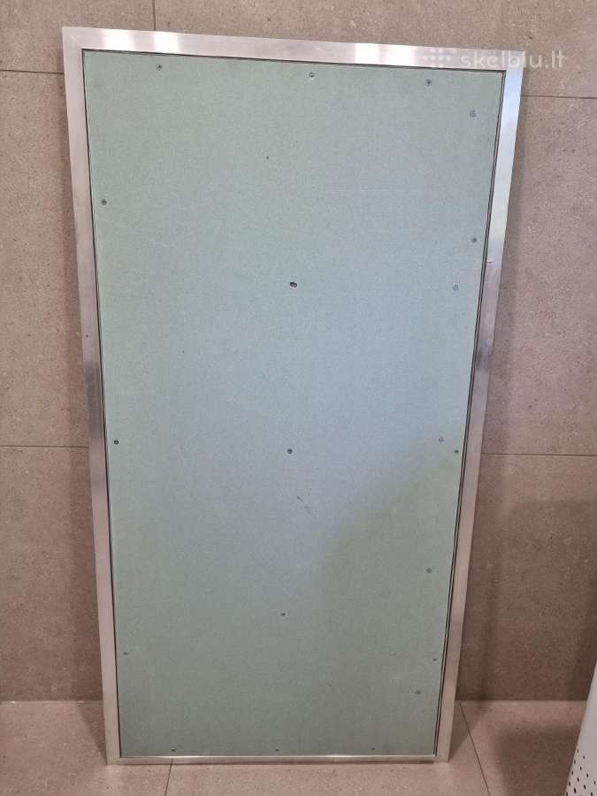 Naujos revizinės dažomos gipso durys 120x60 cm