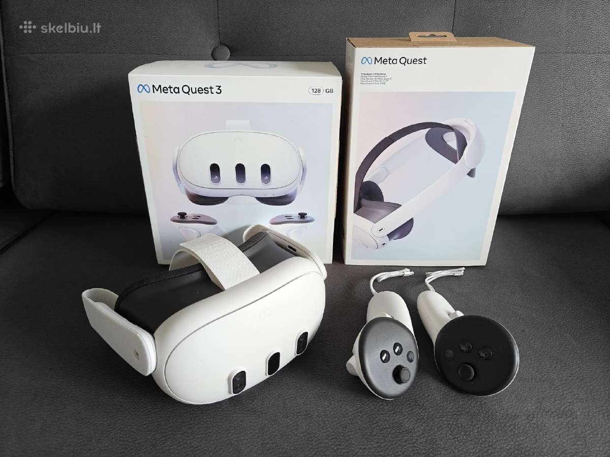 Oculus Meta Quest 3 su Originaliu headstrapu