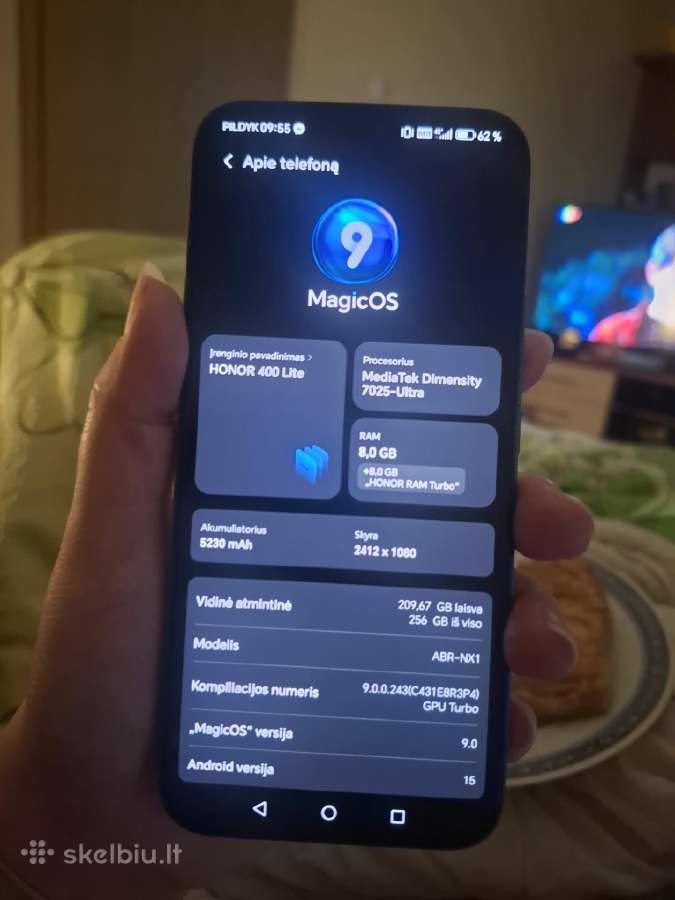Honor 400 lite 5G.