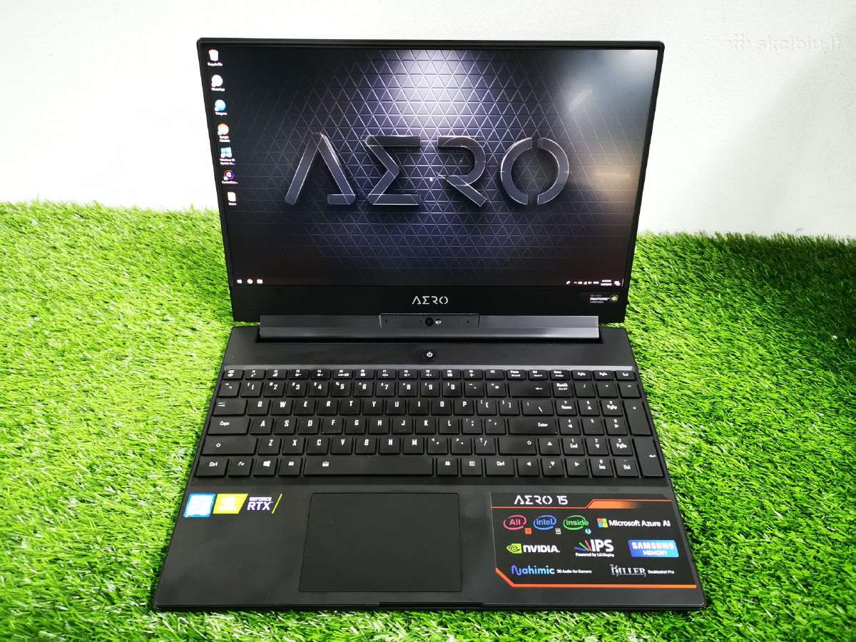 Aero 15-x9 ! Rtx 2070 8gb Vram ! - nuotraukos Nr. 2