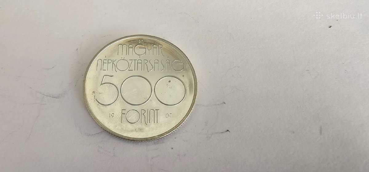 1987 500 forintu Vengrija