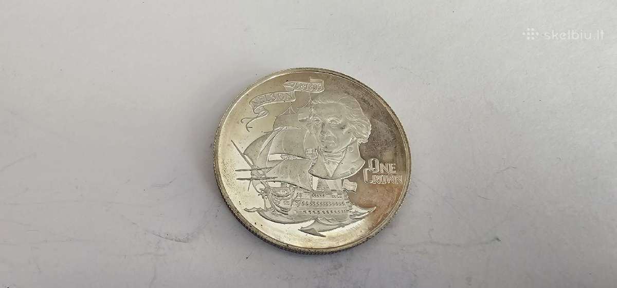 1980 Gibraltaro 1 crown