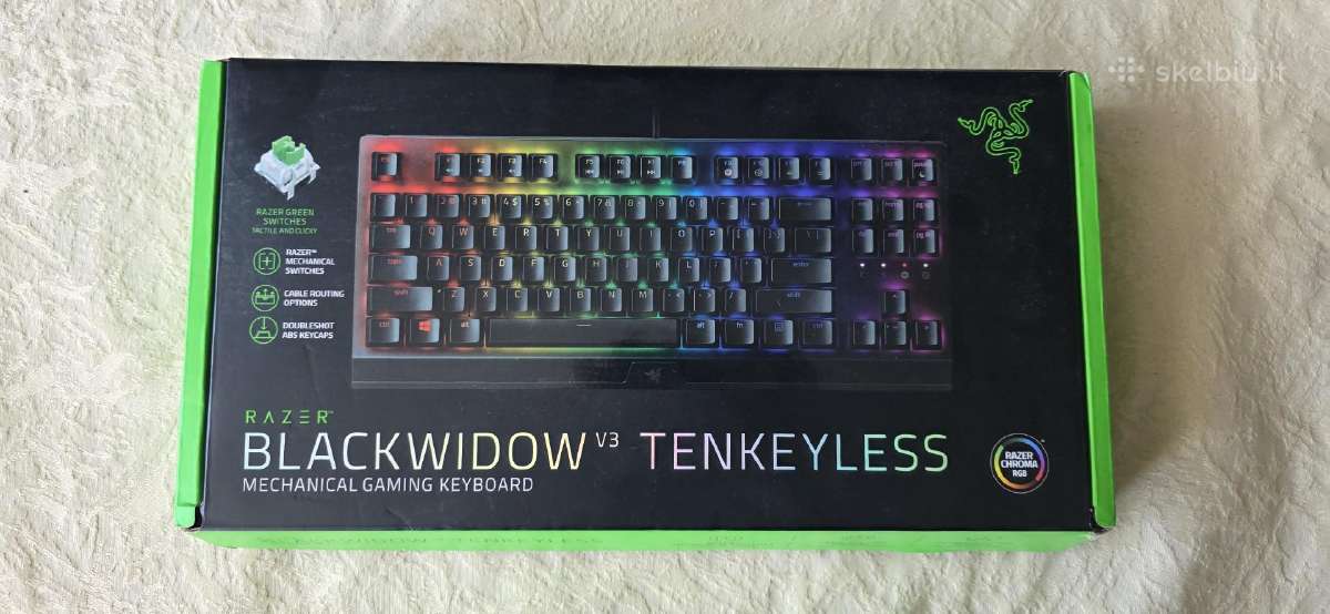 Razer Blackwidow V3 Green Switches