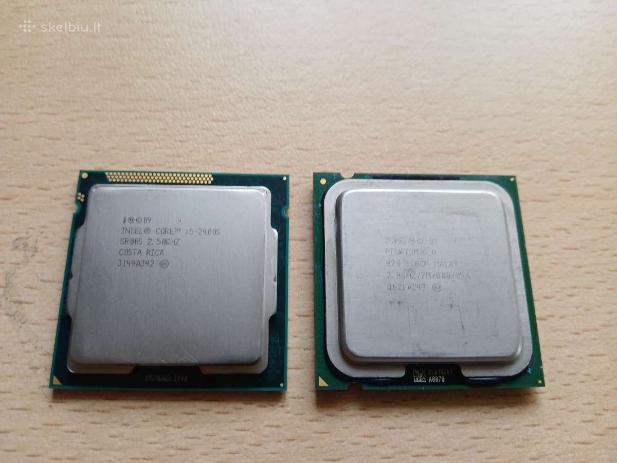 Intel procesorių rinkinys – i5, Pentium G, Pentium