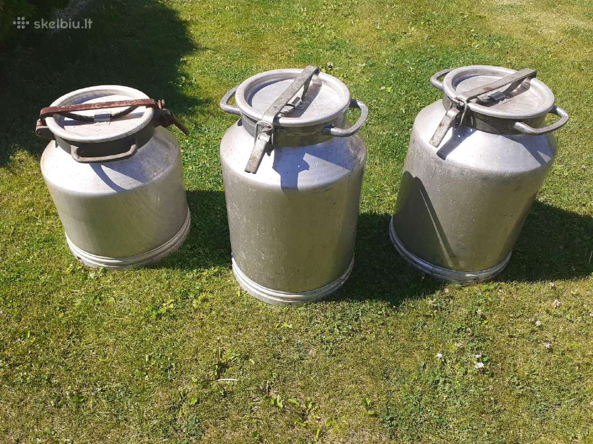 Parduodami bidonai 60 eur uz 3 vnt