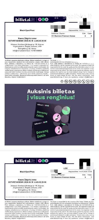 Bilietai į Black eyed peas
