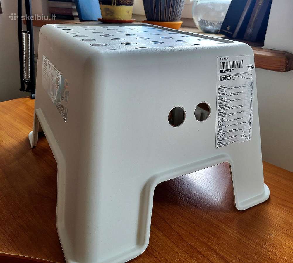 Ikea vonios balta taburetė-laiptelis