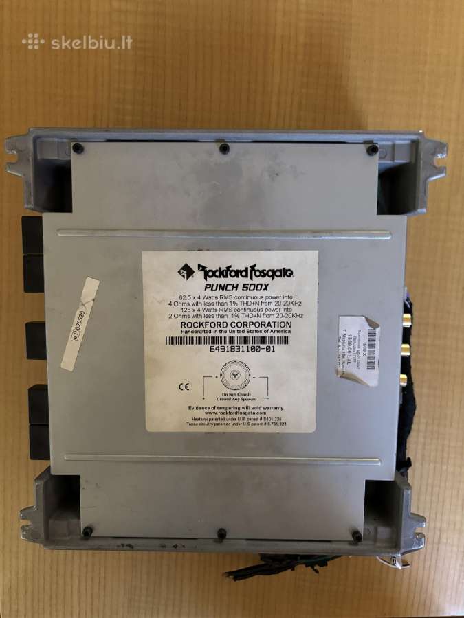 Rockford Fosgate Punch 500x - nuotraukos Nr. 2