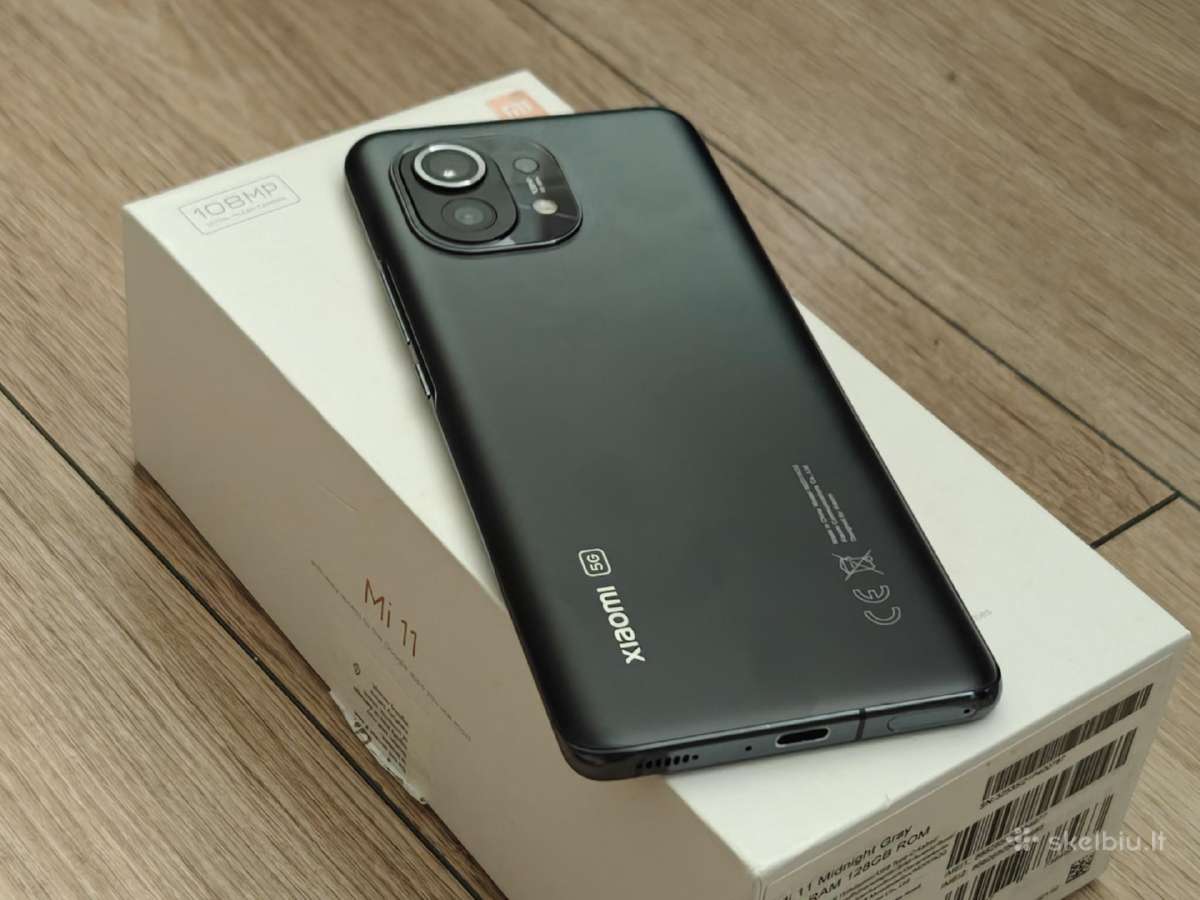 Xiaomi Mi 11 8/128 + Originalus dėklas