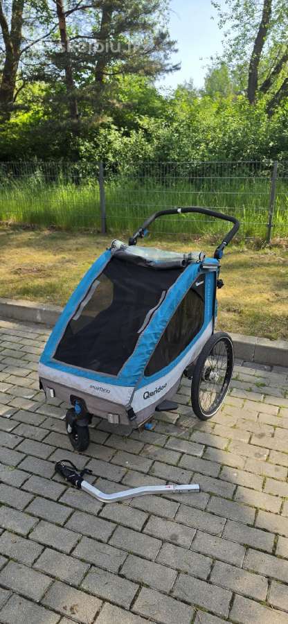 Dviračio priekaba vaikams Qeridoo sportrex 2