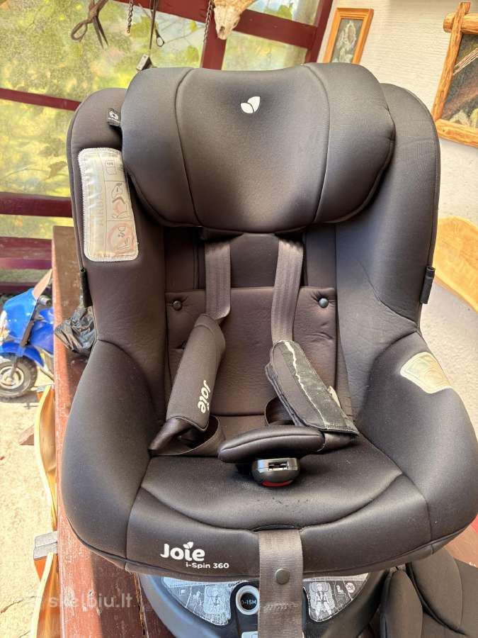 Joie spin 360 automobiline kedute.