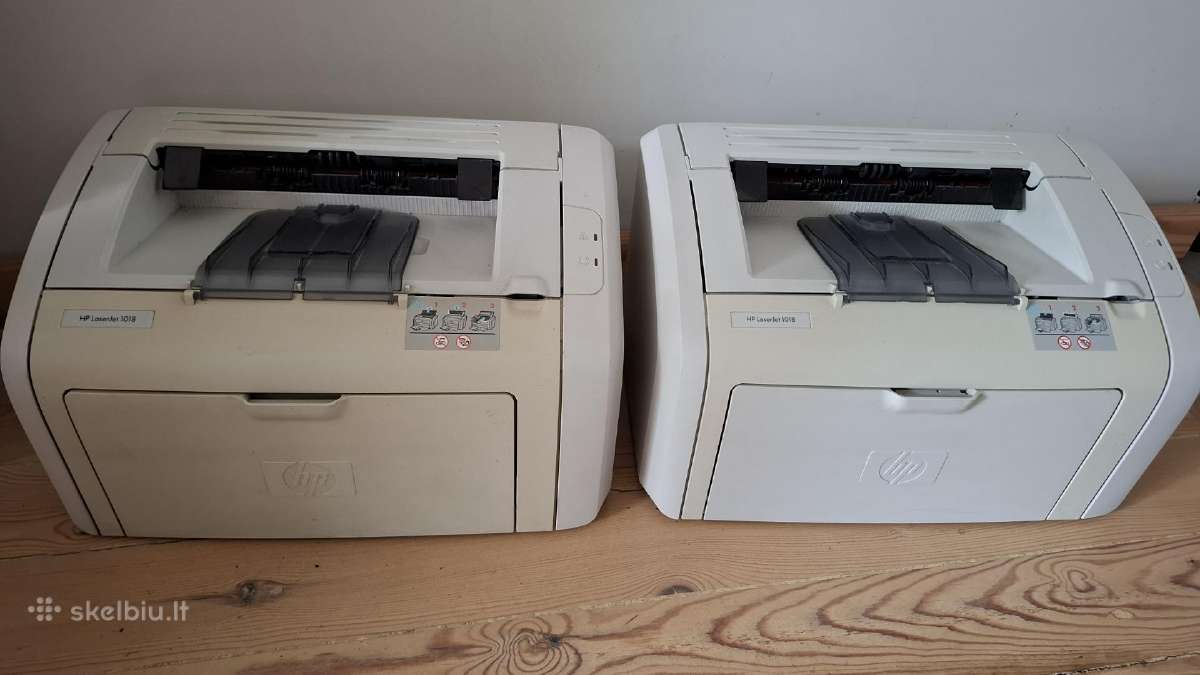 Hp 1018 lazeriniai spausdintuvai