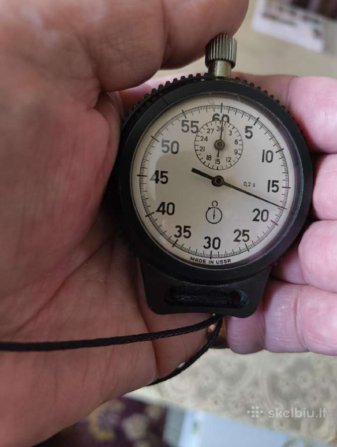 Ussr Mechaninis Chronometras Su Dirželiu