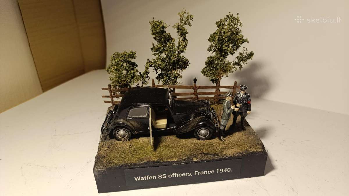 1:35 mastelio diorama, vaizduojanti vokiečių karin