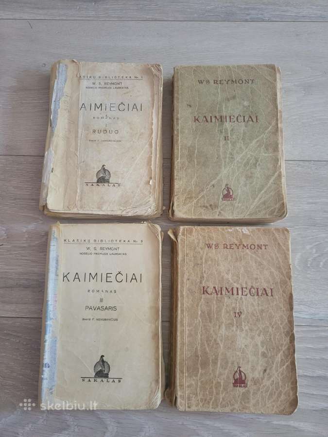 Kaimiečiai. 4 dalys. Reymont 1937 m.
