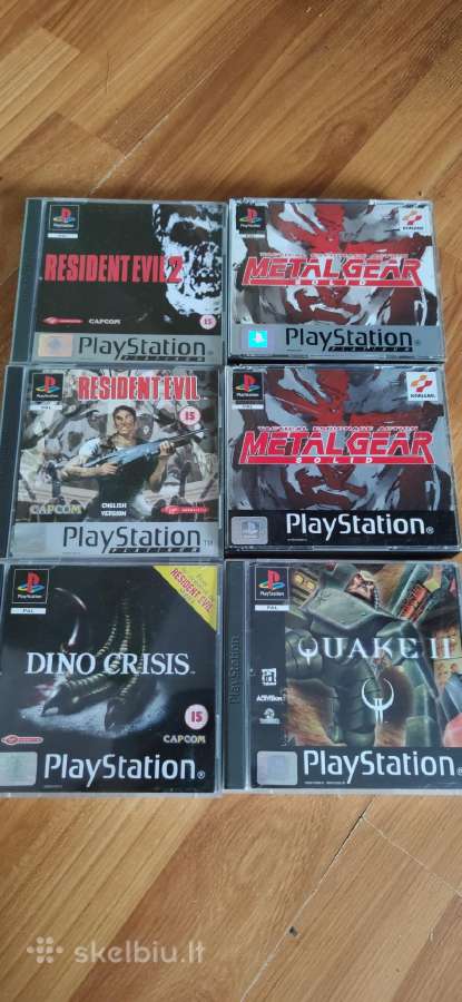 Ps1 Ps2 PS3 Ps5 žaidimai konsoles